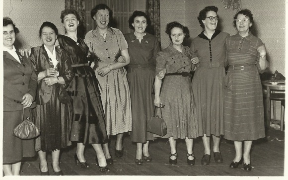 Marks and Spencer Rhyl 1950s Staff photo
